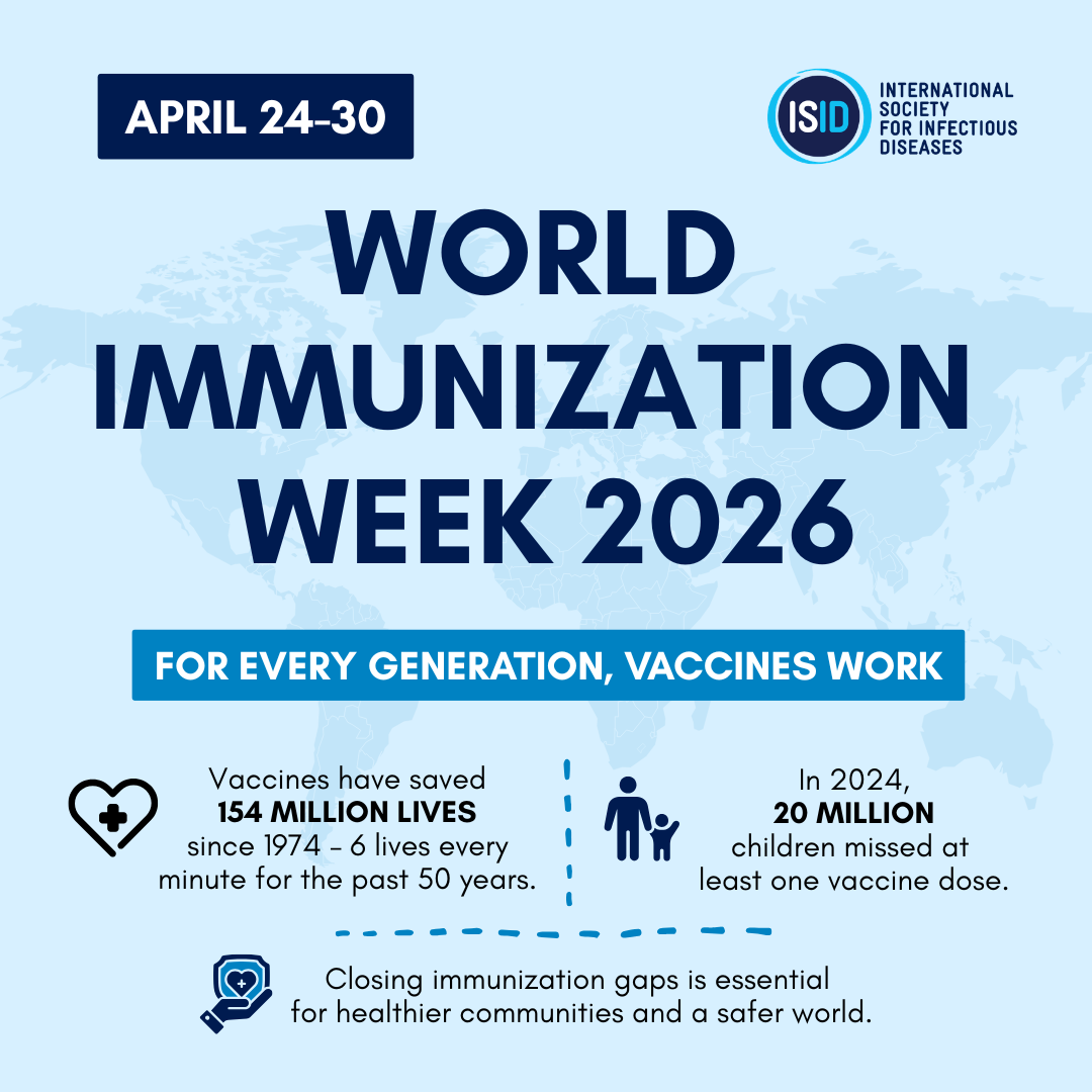 ISID's World Immunization Week 2026 graphic