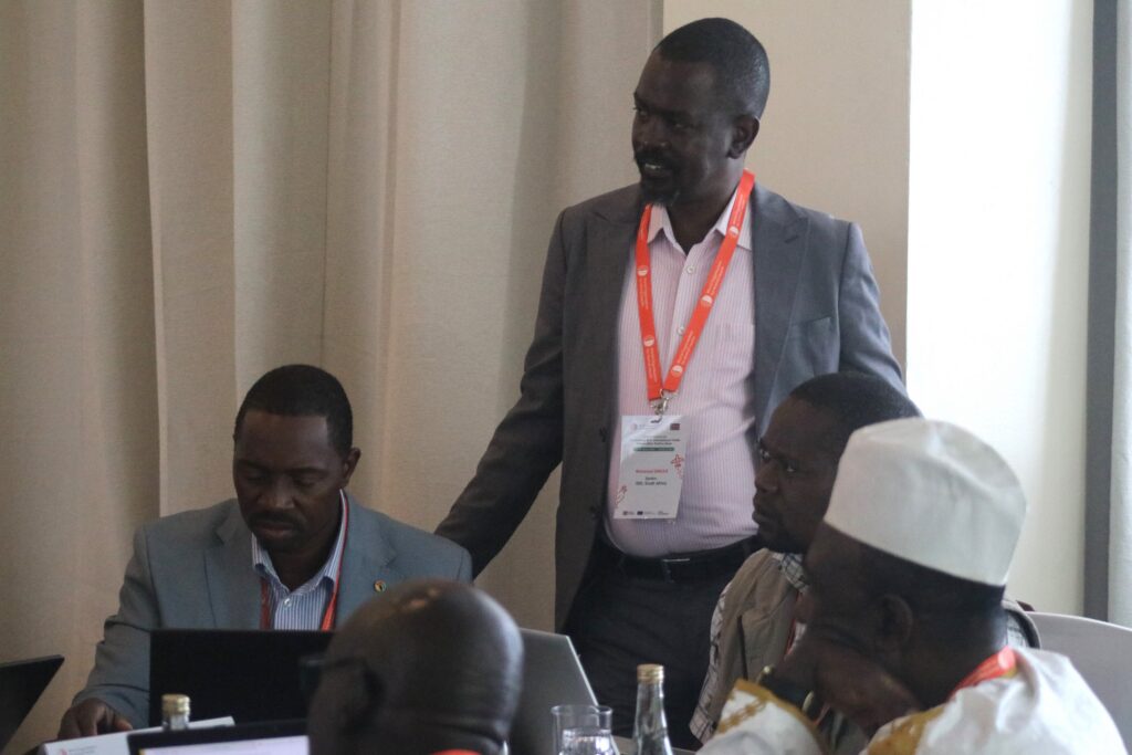 Dr Mohamed Sirdar at the WOAH workshop on safe international trade in Nairobi