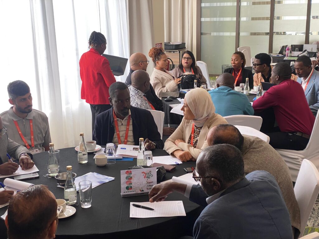 Dr Mohamed Sirdar contributing to discussions on safe international trade in Africa